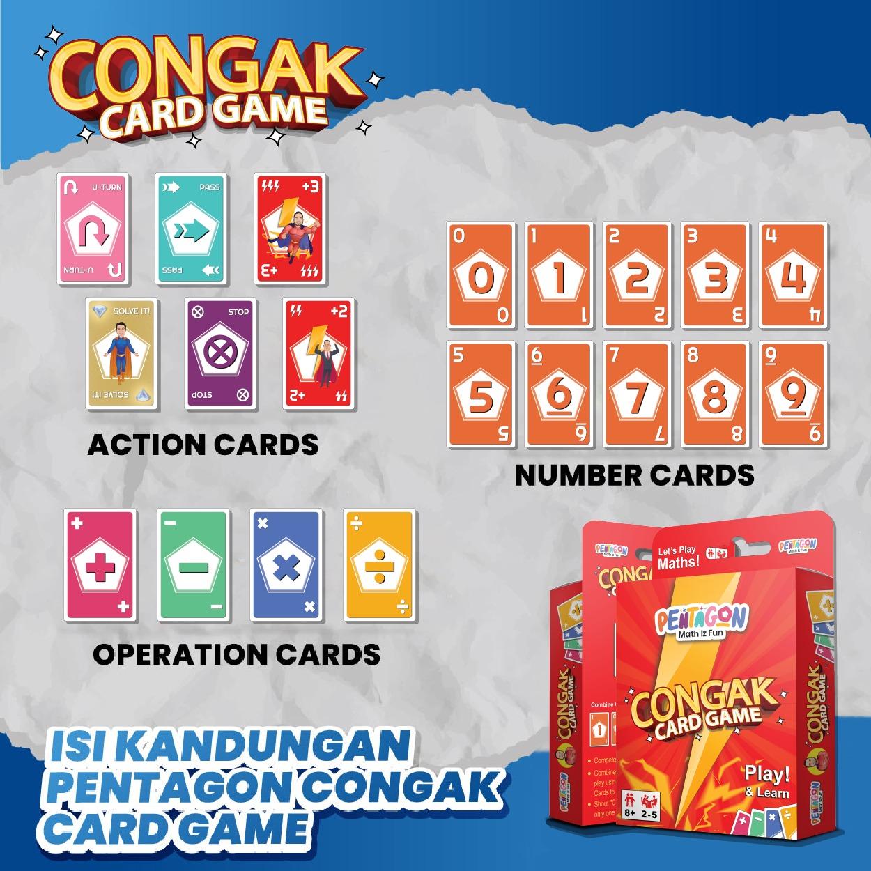 Congak Card Game - Bermain Sambil Belajar